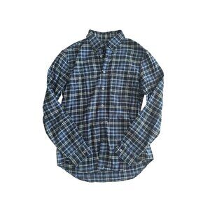 CLUB MONACO Blue Plaid Button Down Shirt Sz M NEW with tags